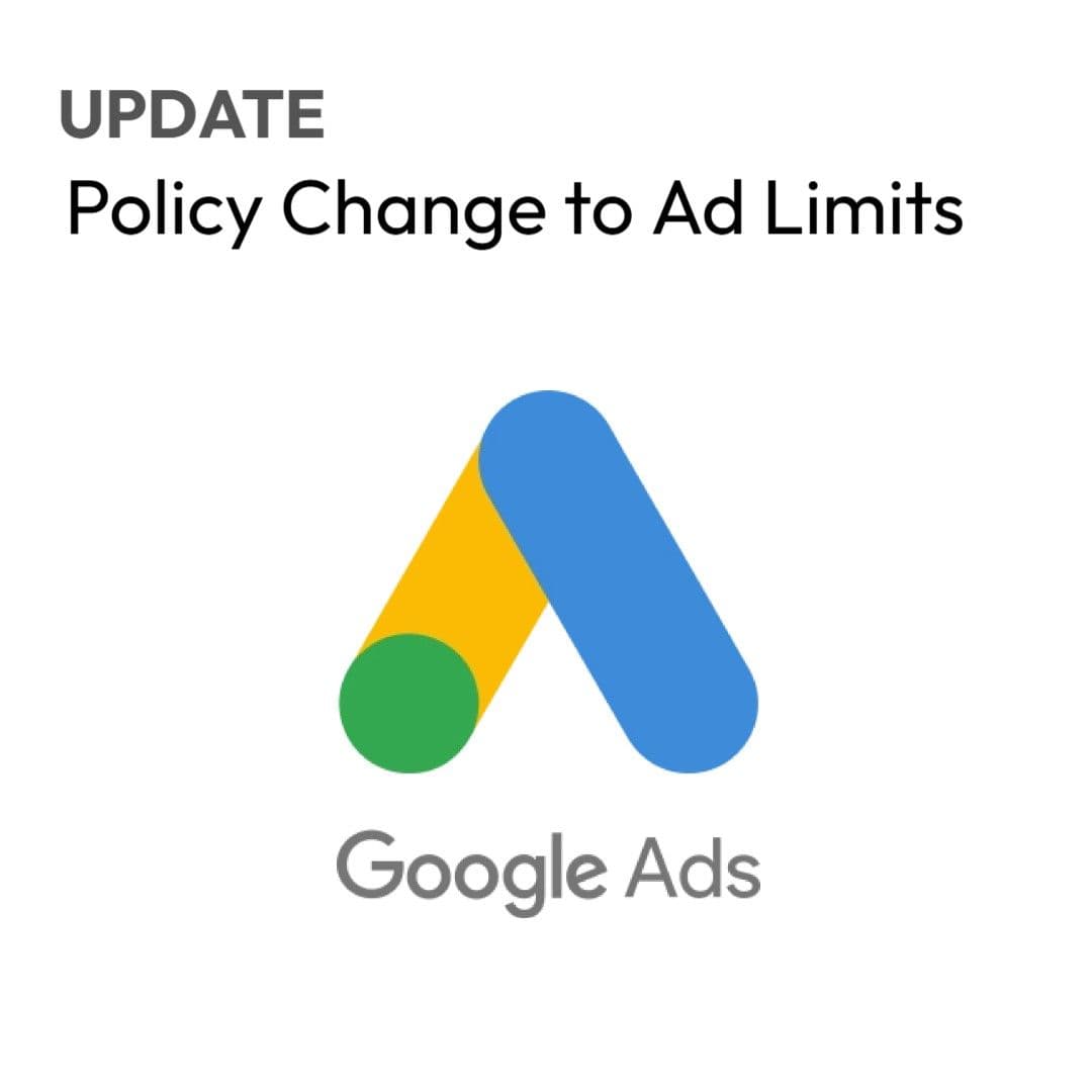 Policy Change to Ad Limits Update