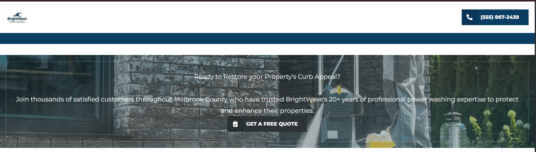 no header navigation